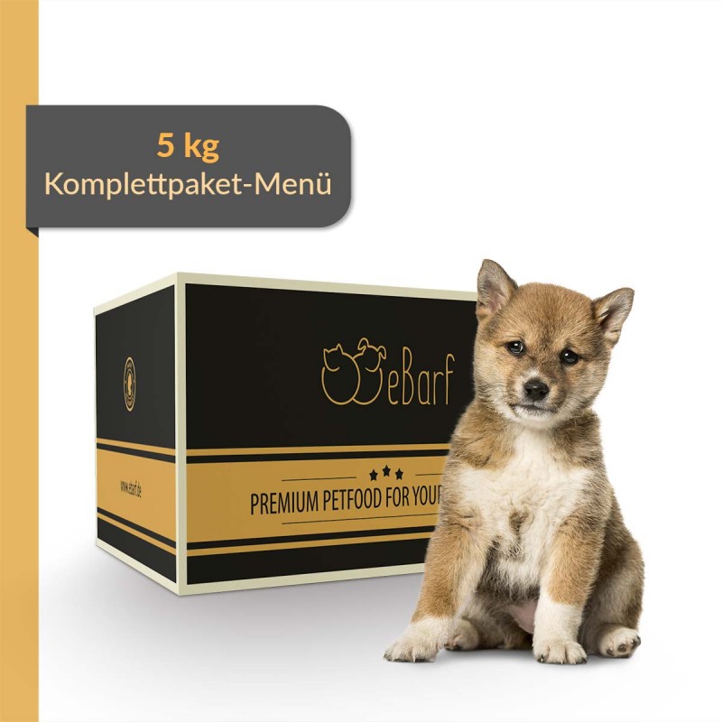 Komplettpaket-Menü für Hunde